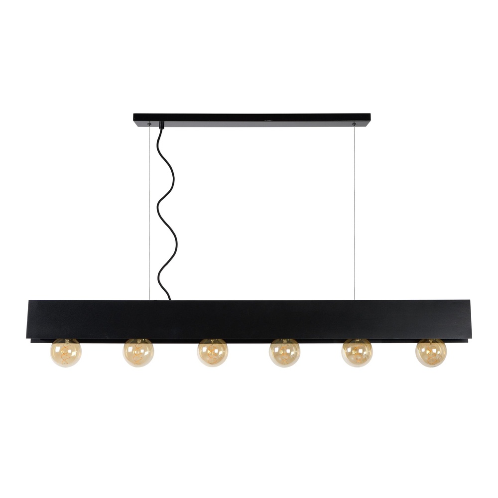 Lucide Design hanglampSurtus 6-lichts zwart - 30474/06/30